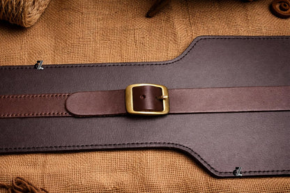 Genuine Leather Motorcycle Tank Strap For Royal Enfield Shotgun 650