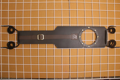 Genuine Leather Motorcycle Tank Strap For Royal Enfield Super Meteor 650