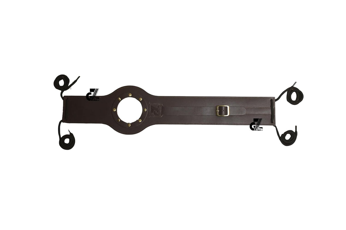 Genuine Leather Motorcycle Tank Strap For TVS Ronin