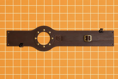 Genuine Leather Motorcycle Tank Strap For TVS Ronin