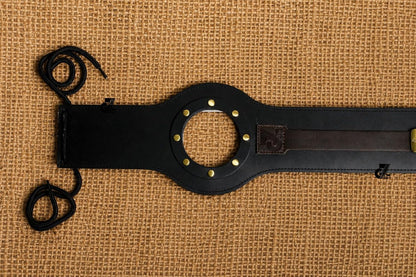 Genuine Leather Motorcycle Tank Strap For TVS Ronin