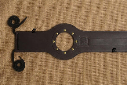 Genuine Leather Motorcycle Tank Strap For TVS Ronin