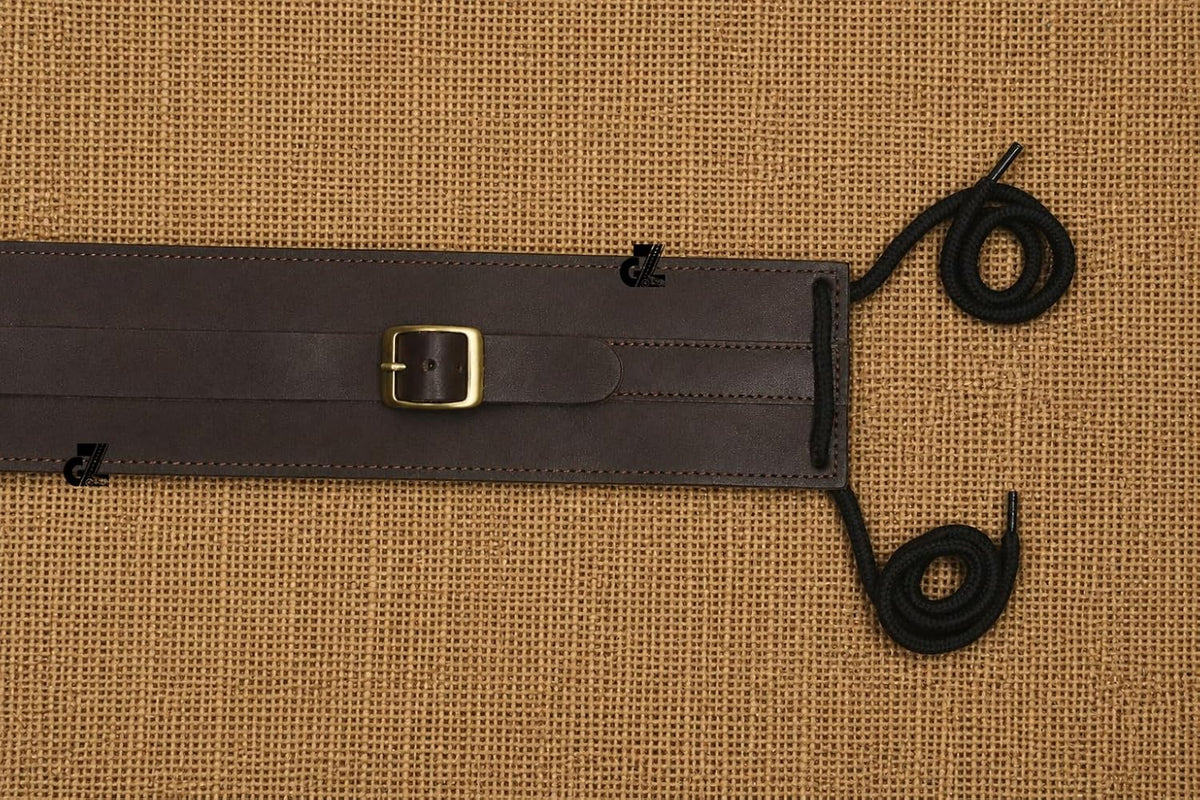 Genuine Leather Motorcycle Tank Strap For TVS Ronin