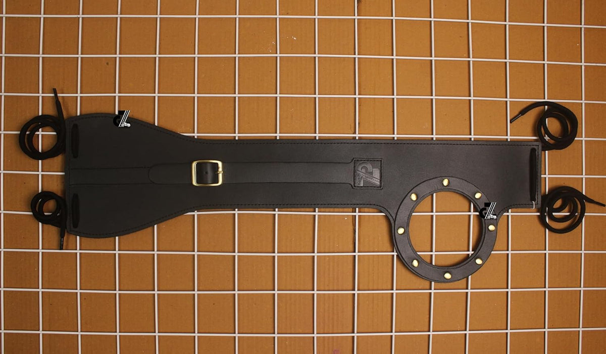 Genuine Leather Motorcycle Tank Strap For Triumph Speed & Scrambler 400