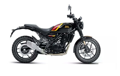Silver Stallion Performance Cross Country Full System Silencer Exhaust Black For New Himalayan & Guerrilla 450