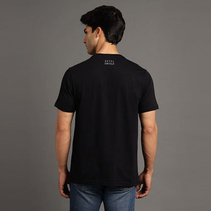 HAORAM ROYAL ENFIELD T SHIRT BLACK