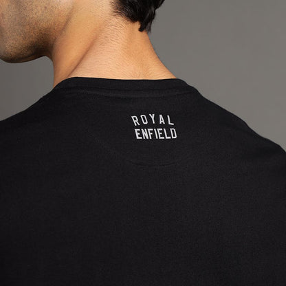 HAORAM ROYAL ENFIELD T SHIRT BLACK