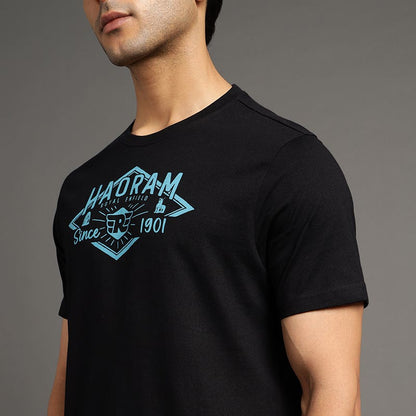 HAORAM ROYAL ENFIELD T SHIRT BLACK