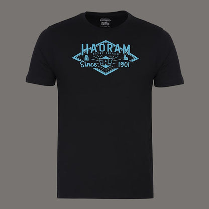 HAORAM ROYAL ENFIELD T SHIRT BLACK