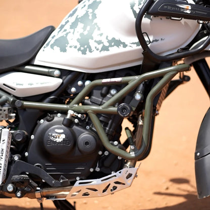 MOTO TORQUE PANTHER CRASH GUARD WITH FITTINGS GREEN FOR NEW HIMALAYAN 450