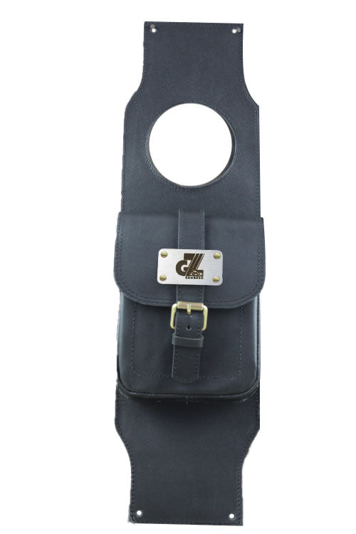 Genuine Leather Tank Strap Bag Compatible with Royal Enfield Meteor 350