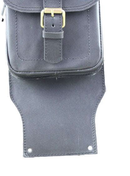 Genuine Leather Tank Strap Bag Compatible with Royal Enfield Meteor 350