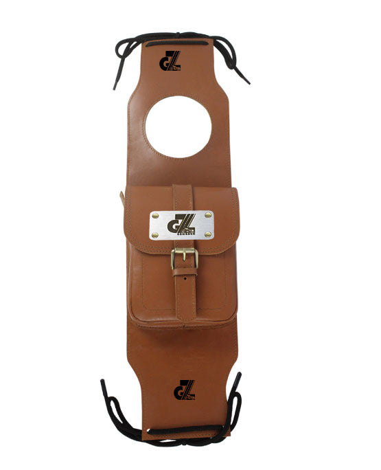 Genuine Leather Tank Strap Bag Compatible with Royal Enfield Continental GT & Interceptor 650