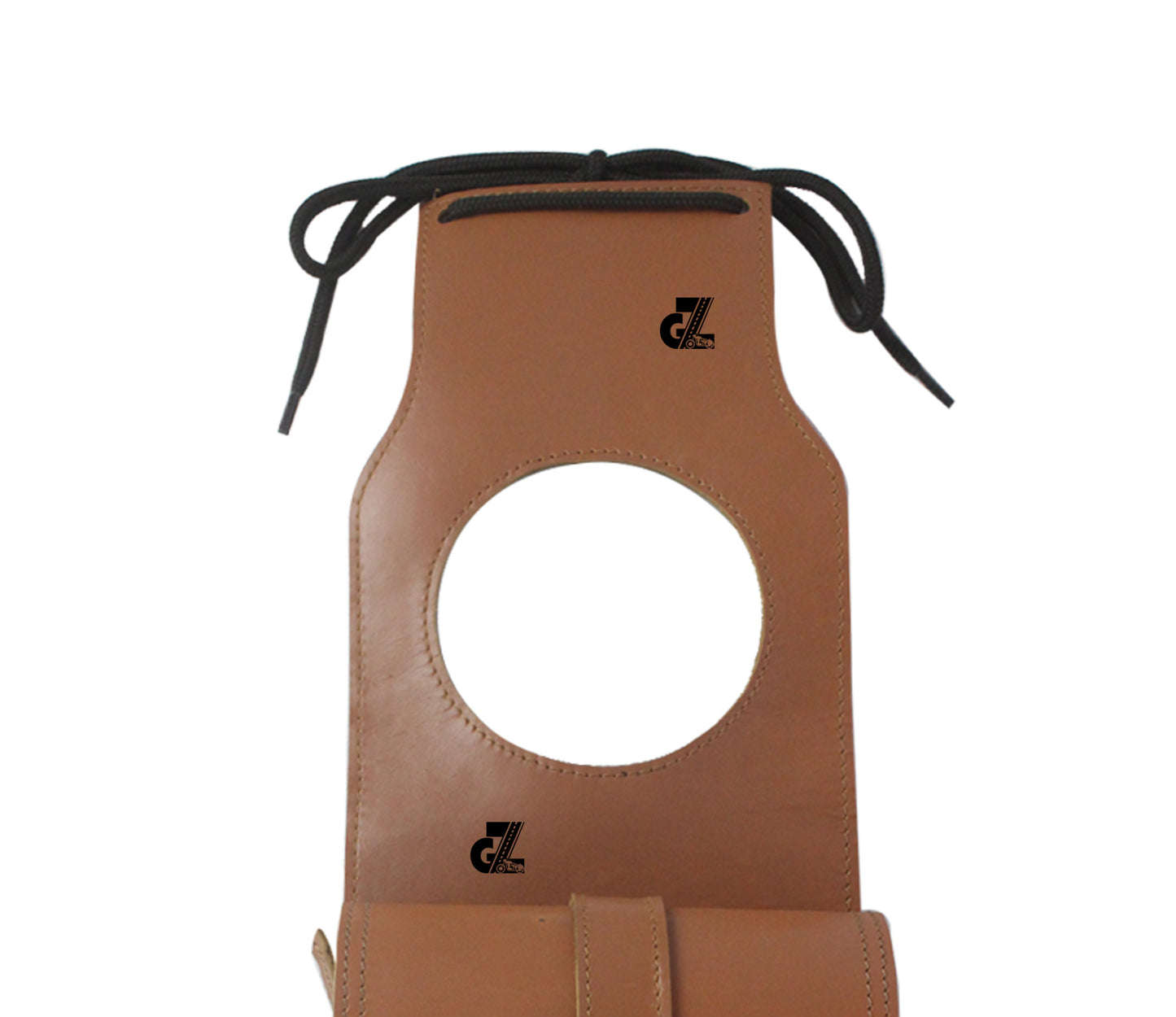 Genuine Leather Tank Strap Bag Compatible with Royal Enfield Continental GT & Interceptor 650