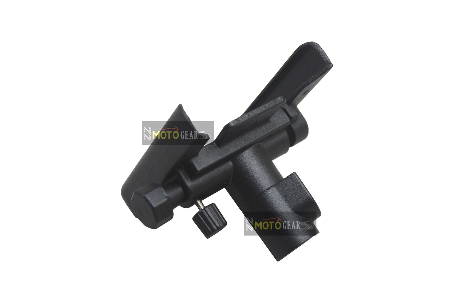 Philomex Aluminum Universal Motorcycle Scooter Mobile Holder Black
