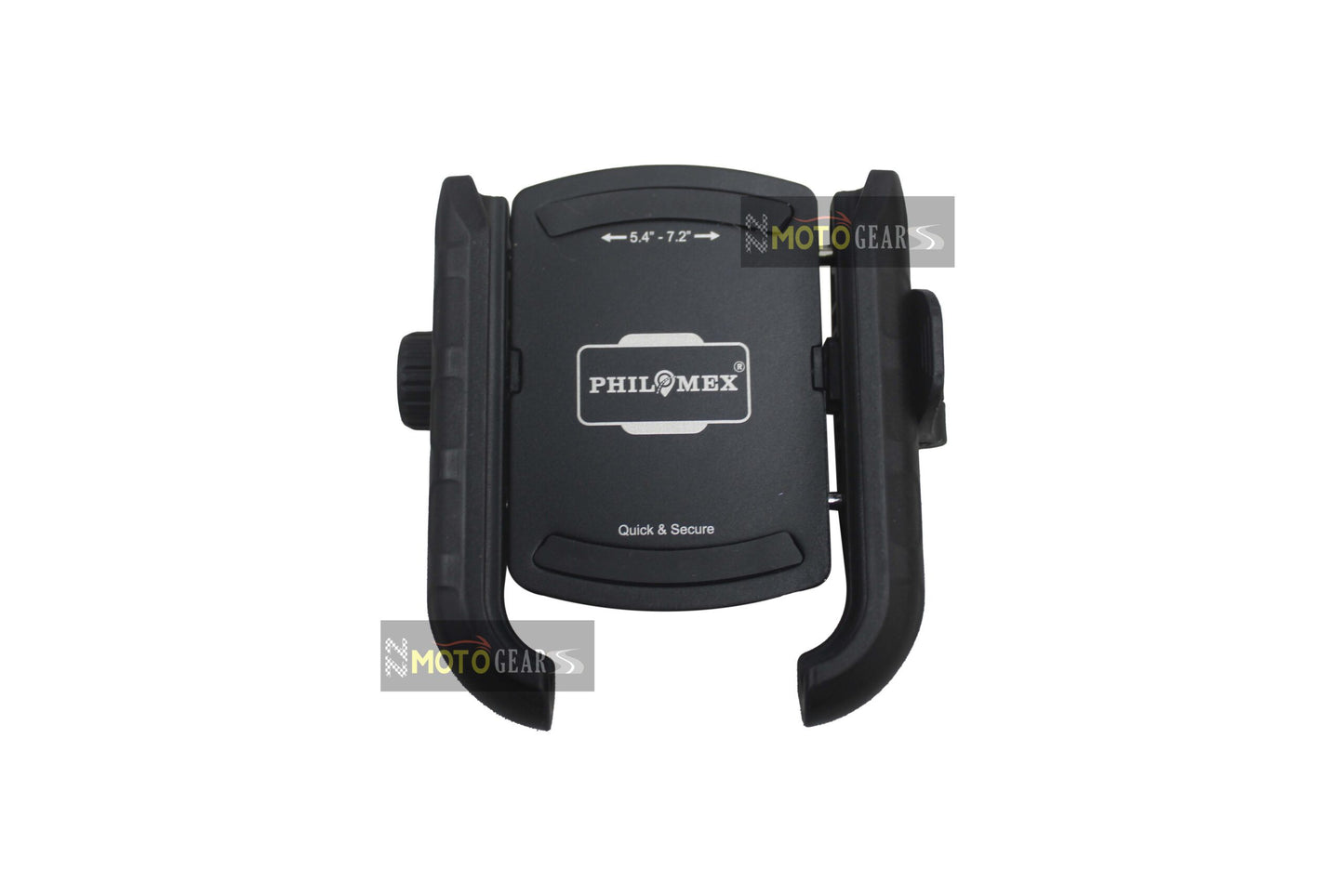 Philomex Universal Motorcycle Scooter Clip On Mobile Holder Black