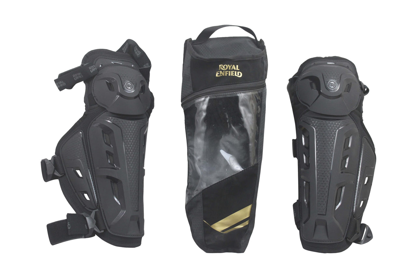 Royal Enfield Endurer External Black Knee Guard Protector