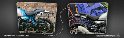 Black Saddle Stay Pair Right & Left Side Fit for Royal Enfield Guerrilla 450