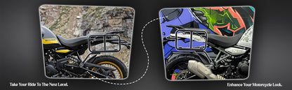 Black Saddle Stay Pair Right & Left Side Fit for Royal Enfield New Himalayan 450
