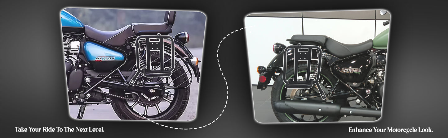 Black Saddle Stay Pair Right & Left Side Fit for Royal Enfield Meteor 350