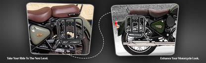Black Saddle Stay Pair Right & Left Side Fit for Royal Enfield New Classic 350 Reborn