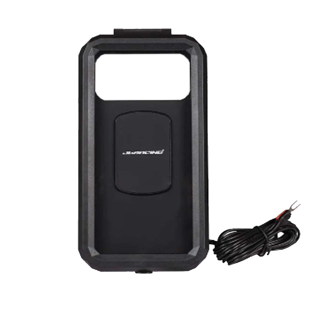 Jb Racing M18L-A2 Wireless Charger Long Mirror Mount For Universal Motercycle & Scooter