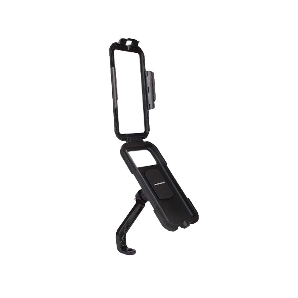 Jb Racing M18L-A2 Wireless Charger Long Mirror Mount For Universal Motercycle & Scooter