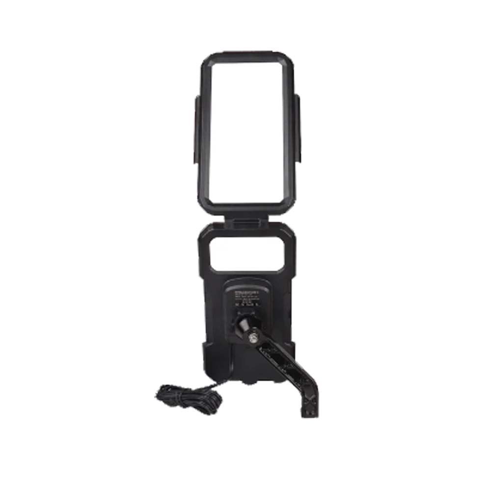 Jb Racing M18L-A2 Wireless Charger Long Mirror Mount For Universal Motercycle & Scooter