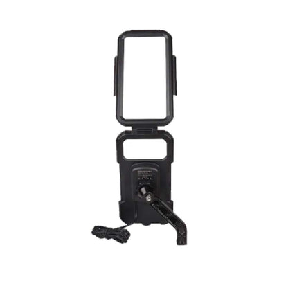 Jb Racing M18L-A2 Wireless Charger Long Mirror Mount For Universal Motercycle & Scooter