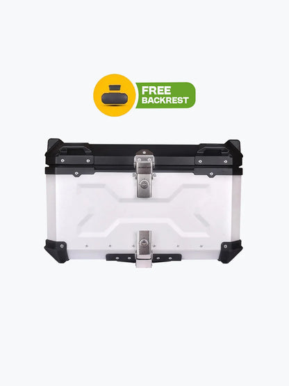 Jb Racing Top Case X 65L Premium With Back Rest Pad For all Motercycle
