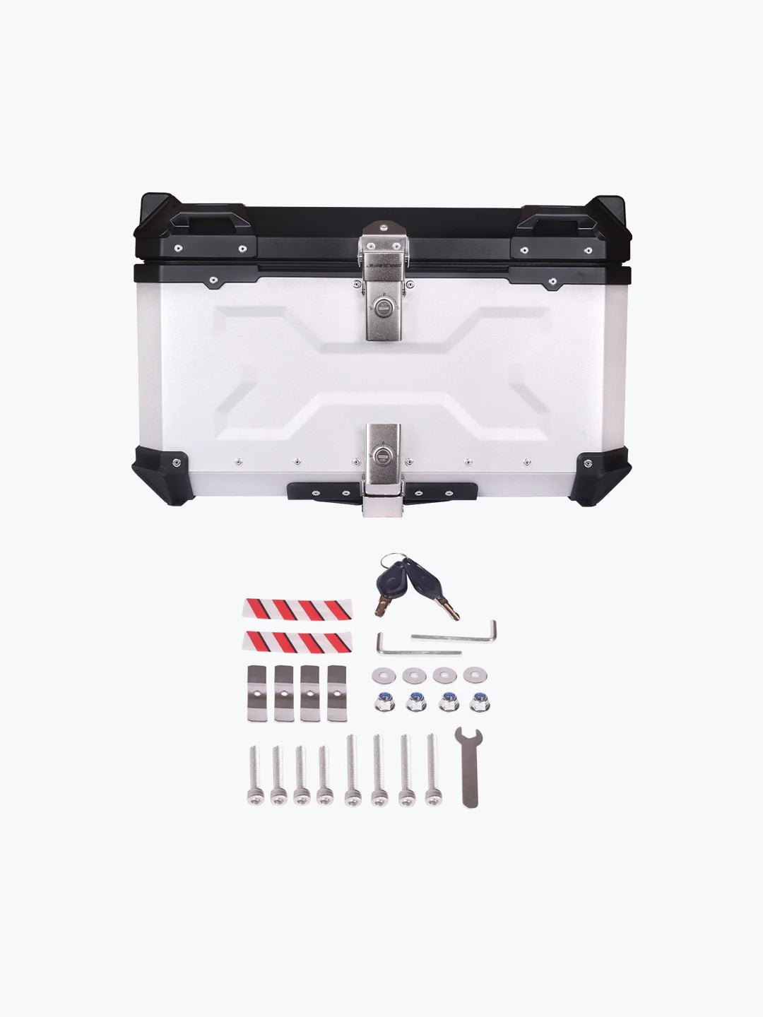 Jb Racing Top Case X 65L Premium With Back Rest Pad For all Motercycle