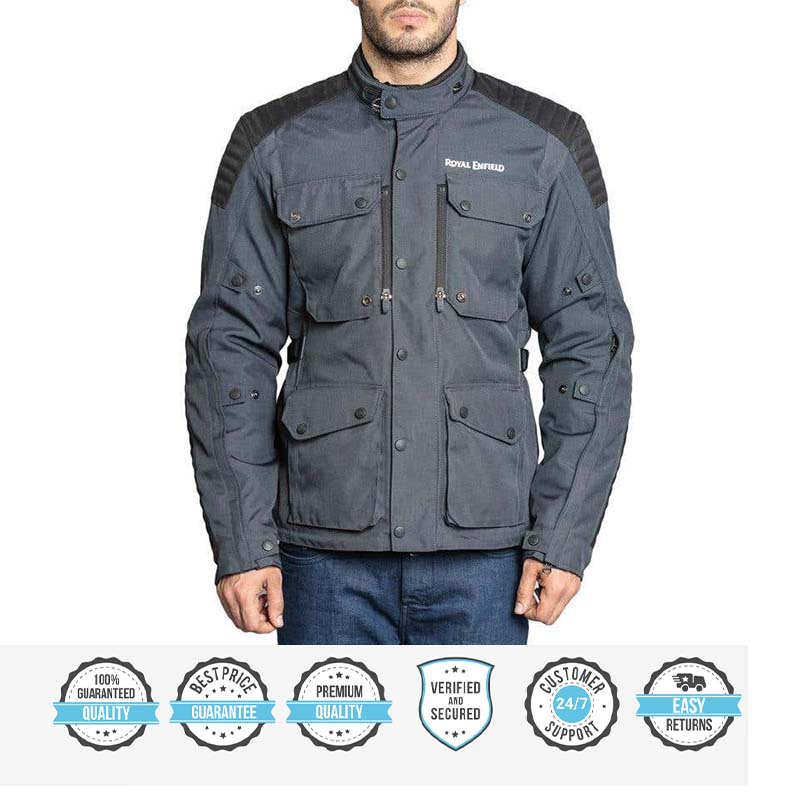 ROYAL ENFIELD KHARDUNGLA JACKET GREY