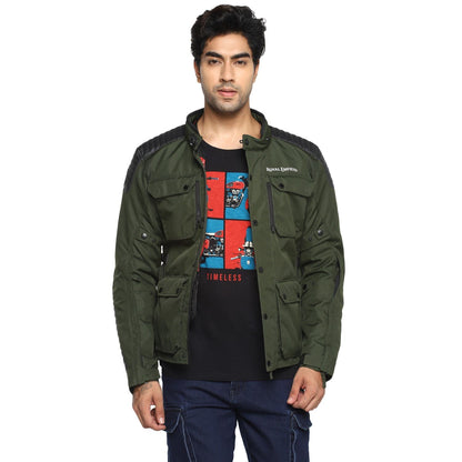 ROYAL ENFIELD KHARDUNGLA V2 RIDING JACKET SHELL OLIVE