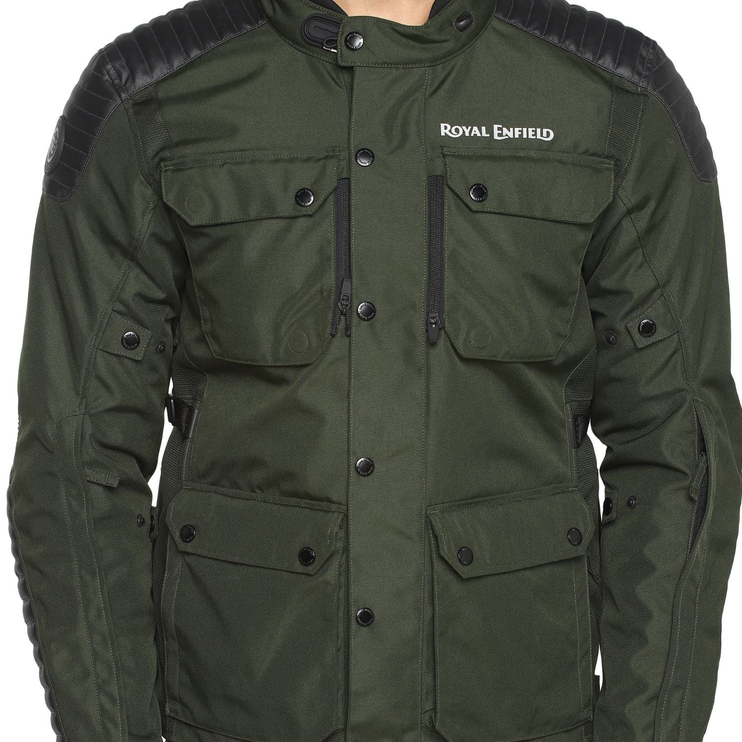 ROYAL ENFIELD KHARDUNGLA V2 RIDING JACKET SHELL OLIVE