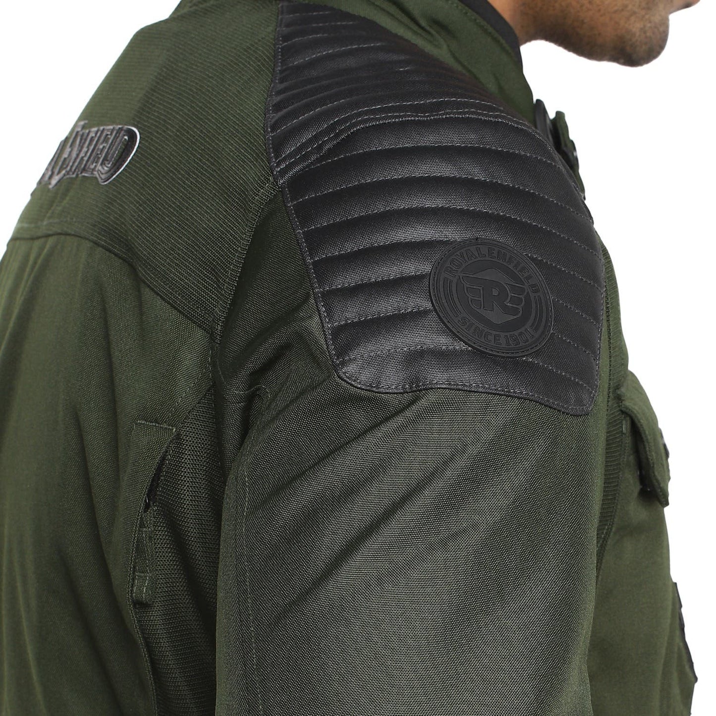 ROYAL ENFIELD KHARDUNGLA V2 RIDING JACKET SHELL OLIVE