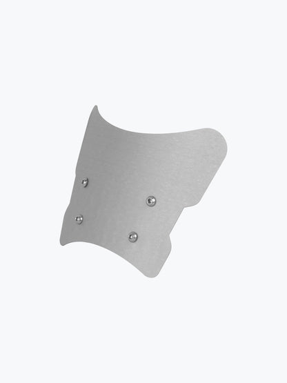 Legundary Zephyr Metal Visor With Number Plate Stay For Hero Mavrick 440