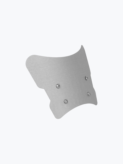 Legundary Zephyr Metal Visor With Number Plate Stay For Hero Mavrick 440