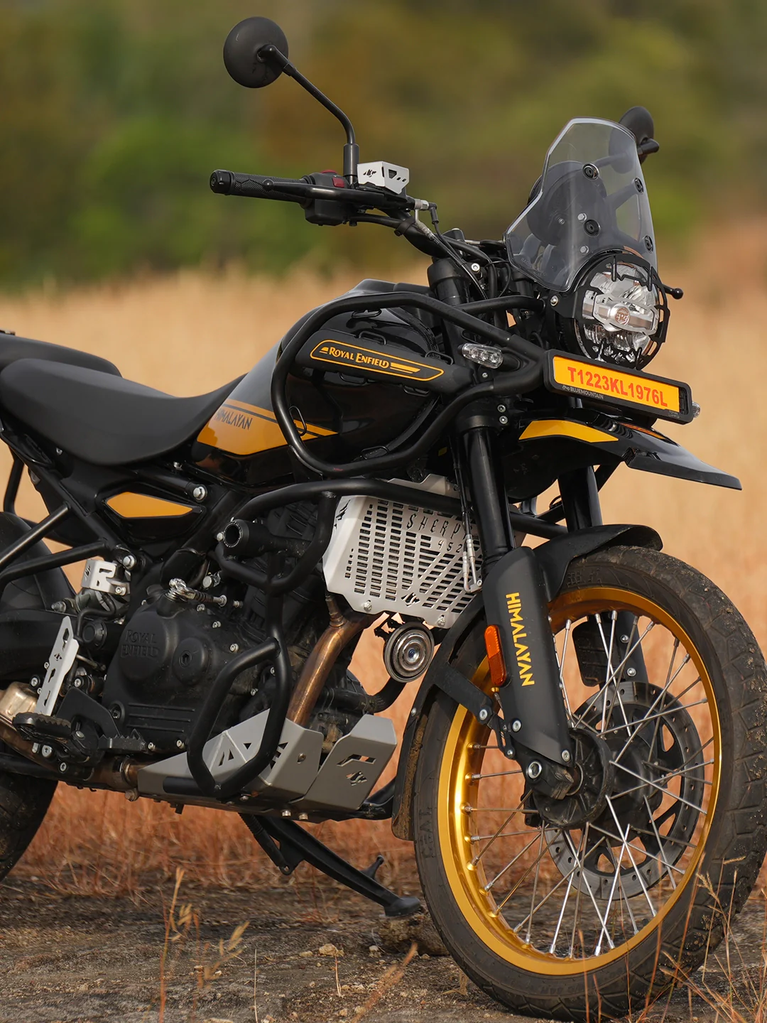 Legundary Sherpa Radiator Grill Aluminium For Royal Enfield New Himalayan 450