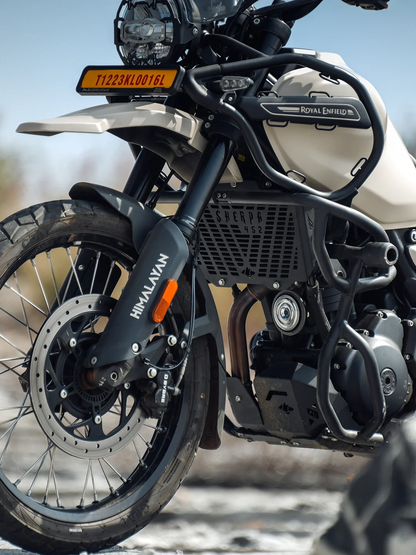 Legundary Sherpa Radiator Grill Mild Steel For Royal Enfield New Himalayan 450