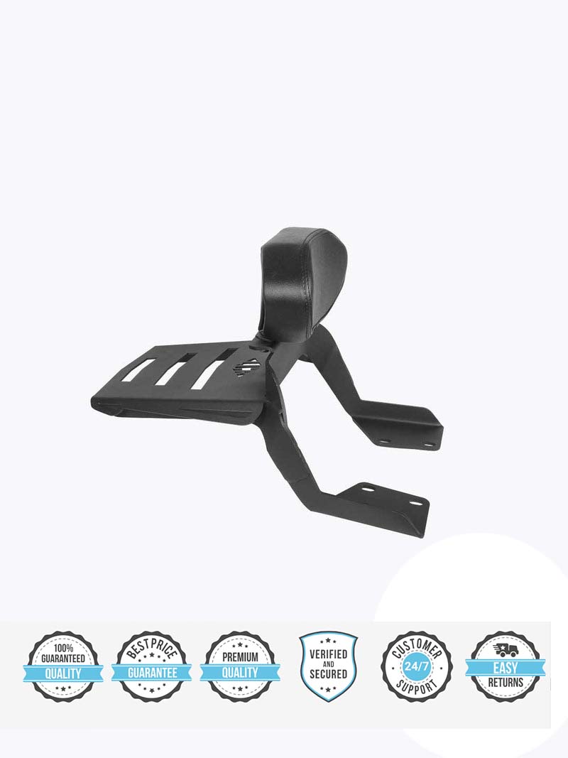 Legundary Back Rest With Carrier For Royal Enfield  Hunter 350