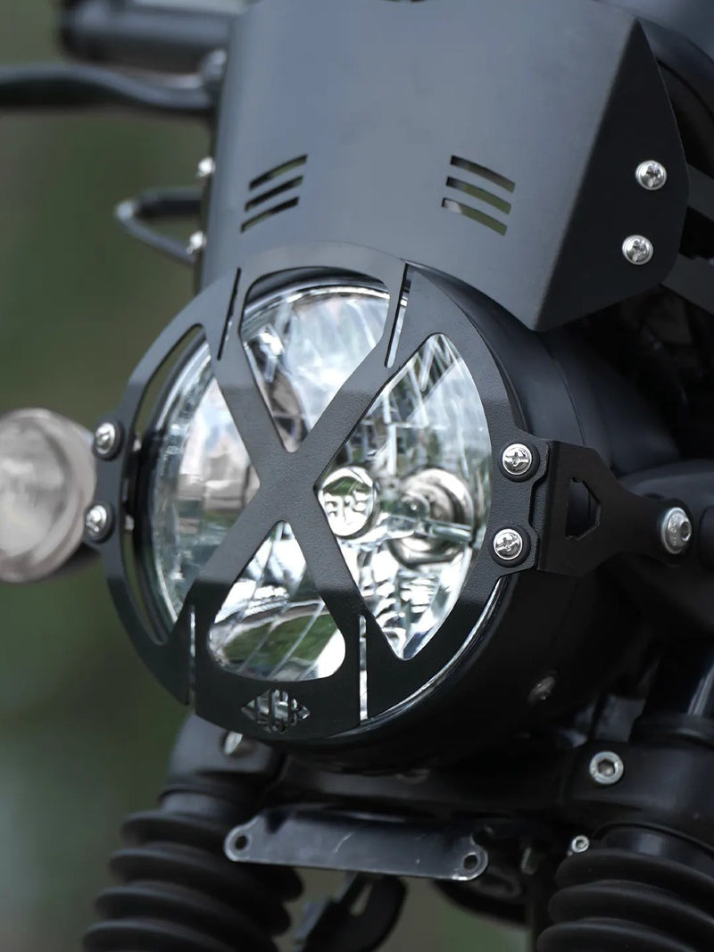 Legundary Stalkerx Headlight Grill For Royal Enfield Hunter 350