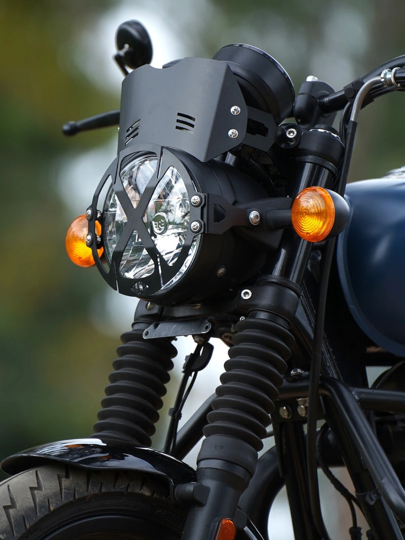 Legundary Stalkerx Headlight Grill For Royal Enfield Hunter 350