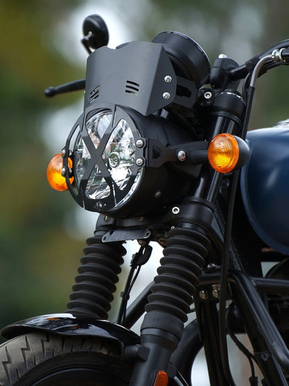Legundary Stalkerx Headlight Grill For Royal Enfield Hunter 350