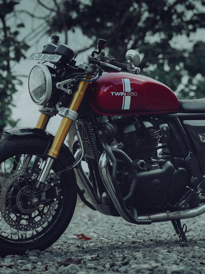 Legundary Thanos Crash Guard With Slider For Royal Enfield Interceptor 650