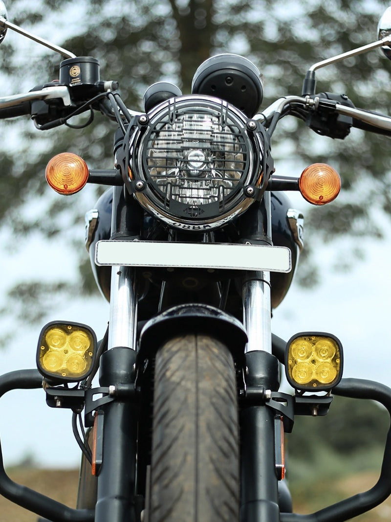 Legundary MIG Headlight Grill For Royal Enfield Meteor 350