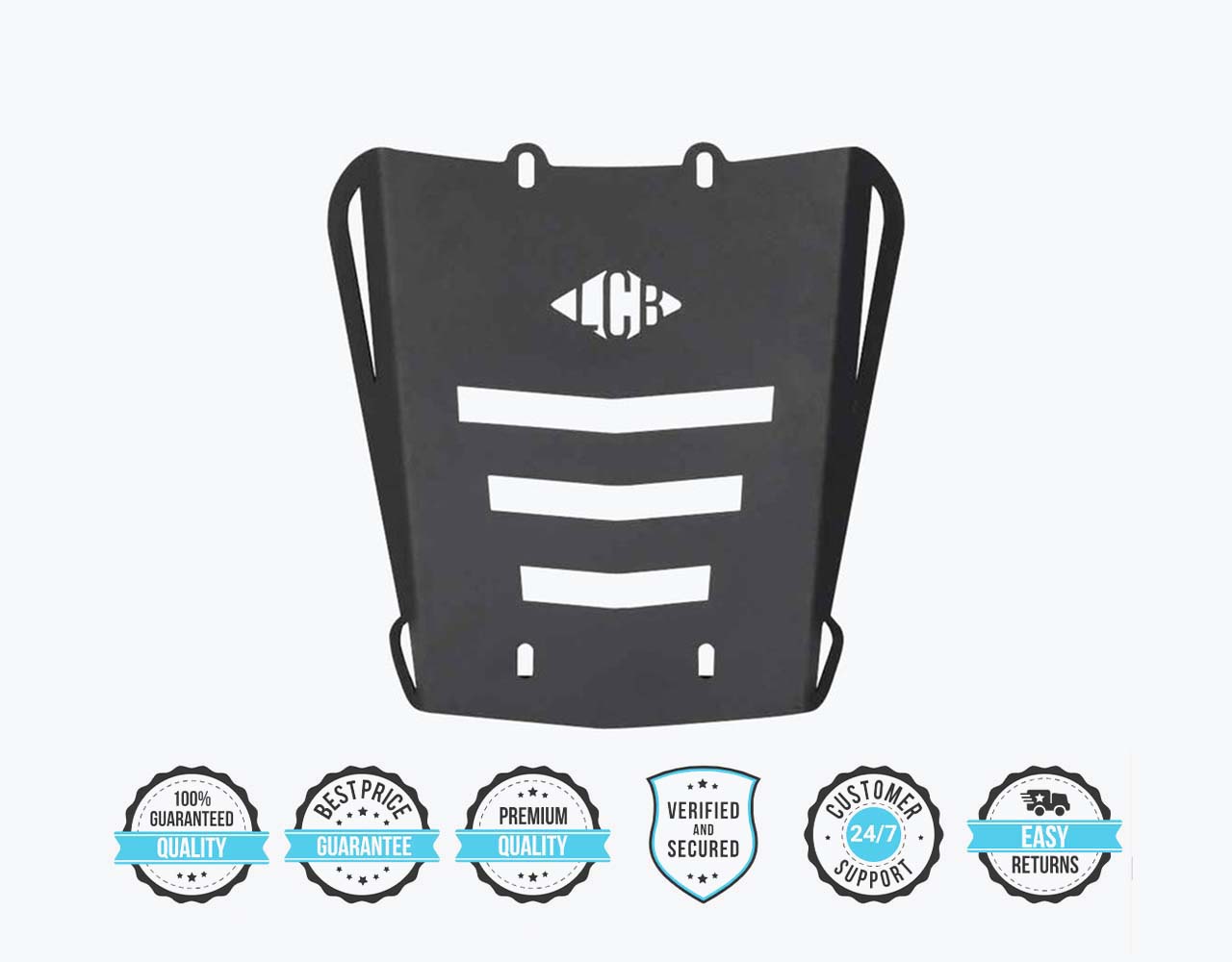 Legundary Vermillion Solo Expedition Rack For Royal Enfield Meteor 350