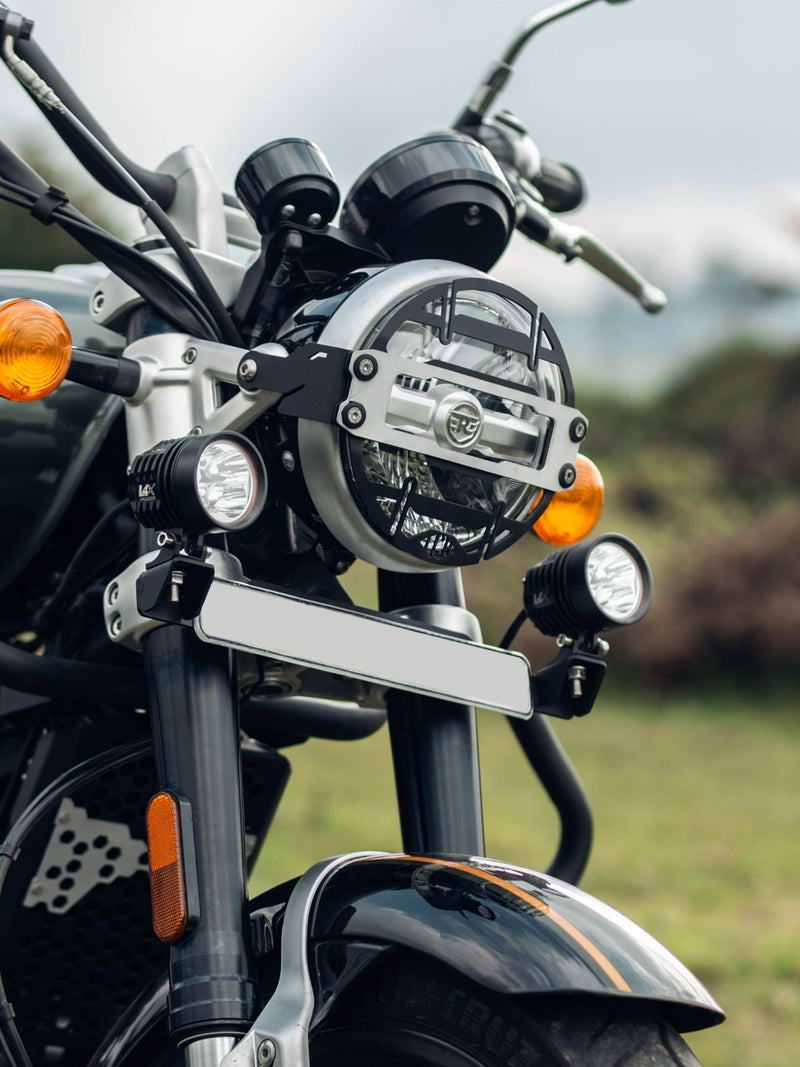 Legundary Cosmic Headlight Grill For Royal Enfield Super Meteor 650