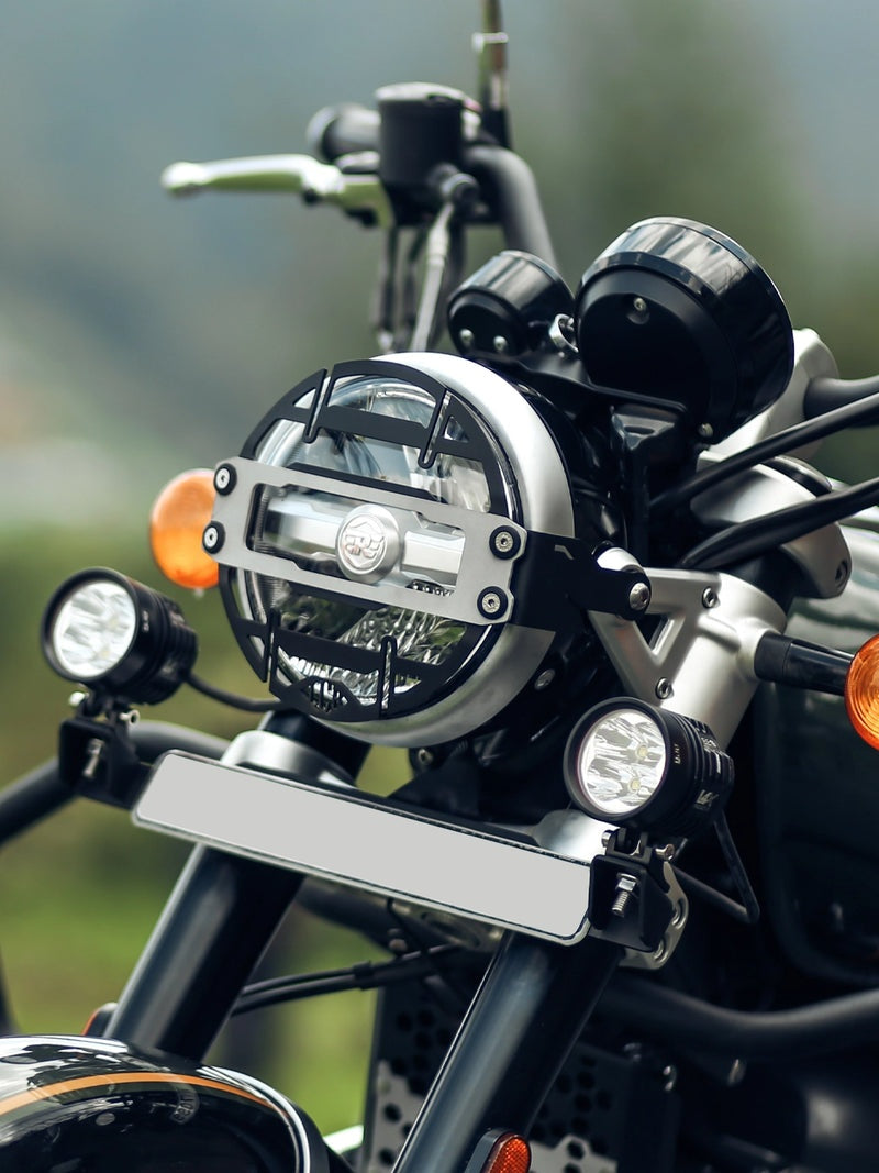 Legundary Cosmic Headlight Grill For Royal Enfield Super Meteor 650
