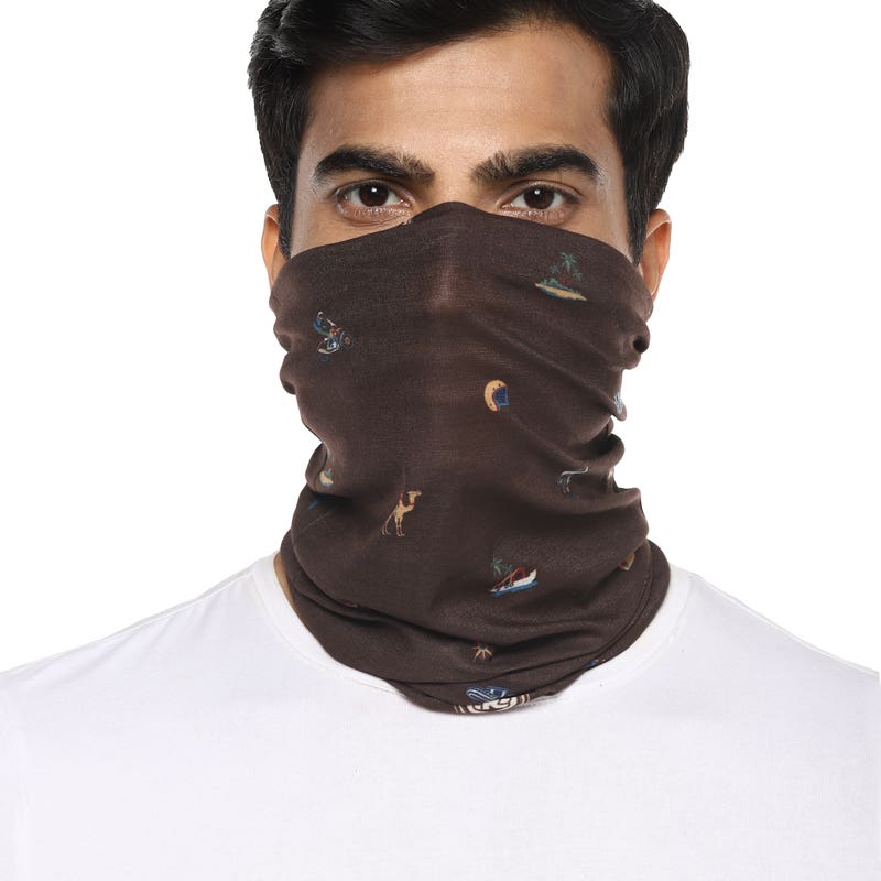 ROYAL ENFIELD LEAVE HOME HEADGEAR BROWN