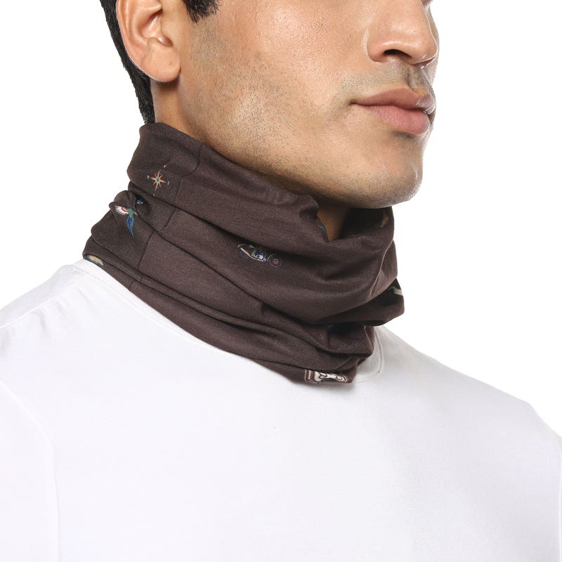 ROYAL ENFIELD LEAVE HOME HEADGEAR BROWN